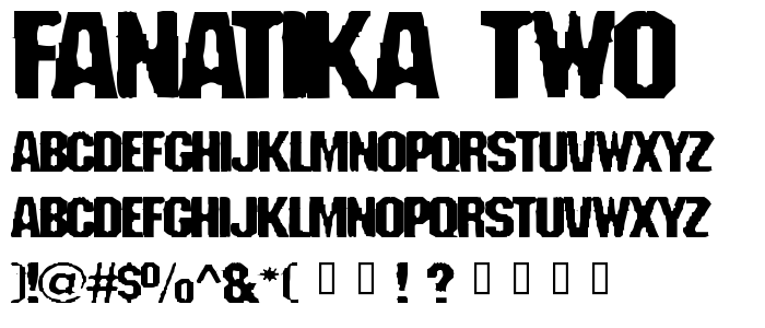 Fanatika Two font